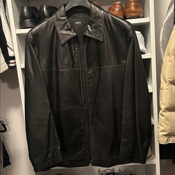 Hugo Boss Leather Jacket - Picture 4 of 4
